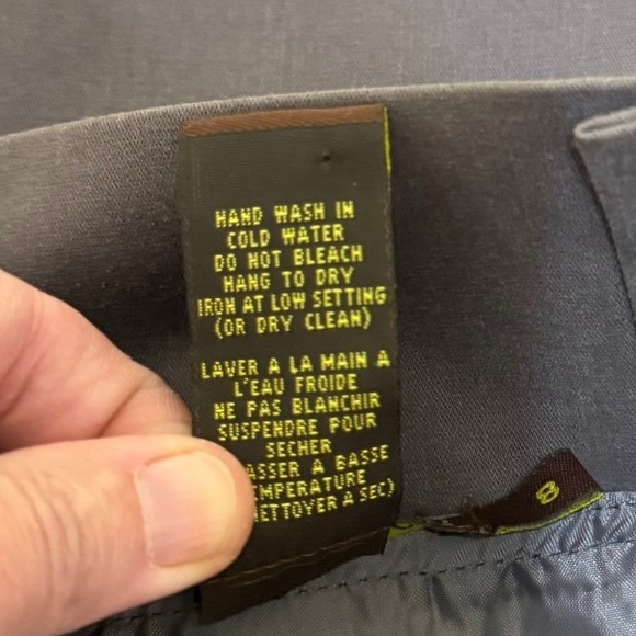 New BARAMI Skirt Women 8 Grey Pencil Elastic Waist Knee Length Minimalist Office - Picture 8 of 10